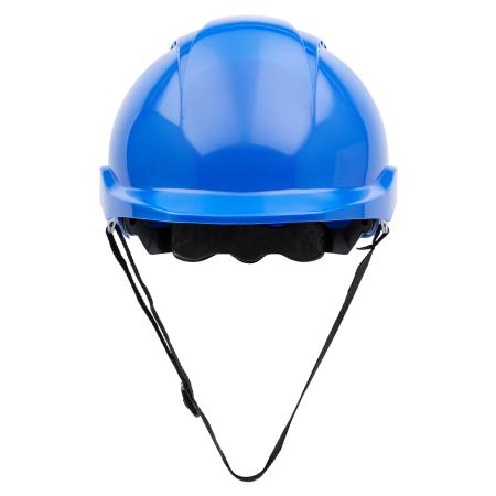 Nitras Head Protect 9500 Schutzhelm mit Größenregulierung und Kinnriemen, blau
